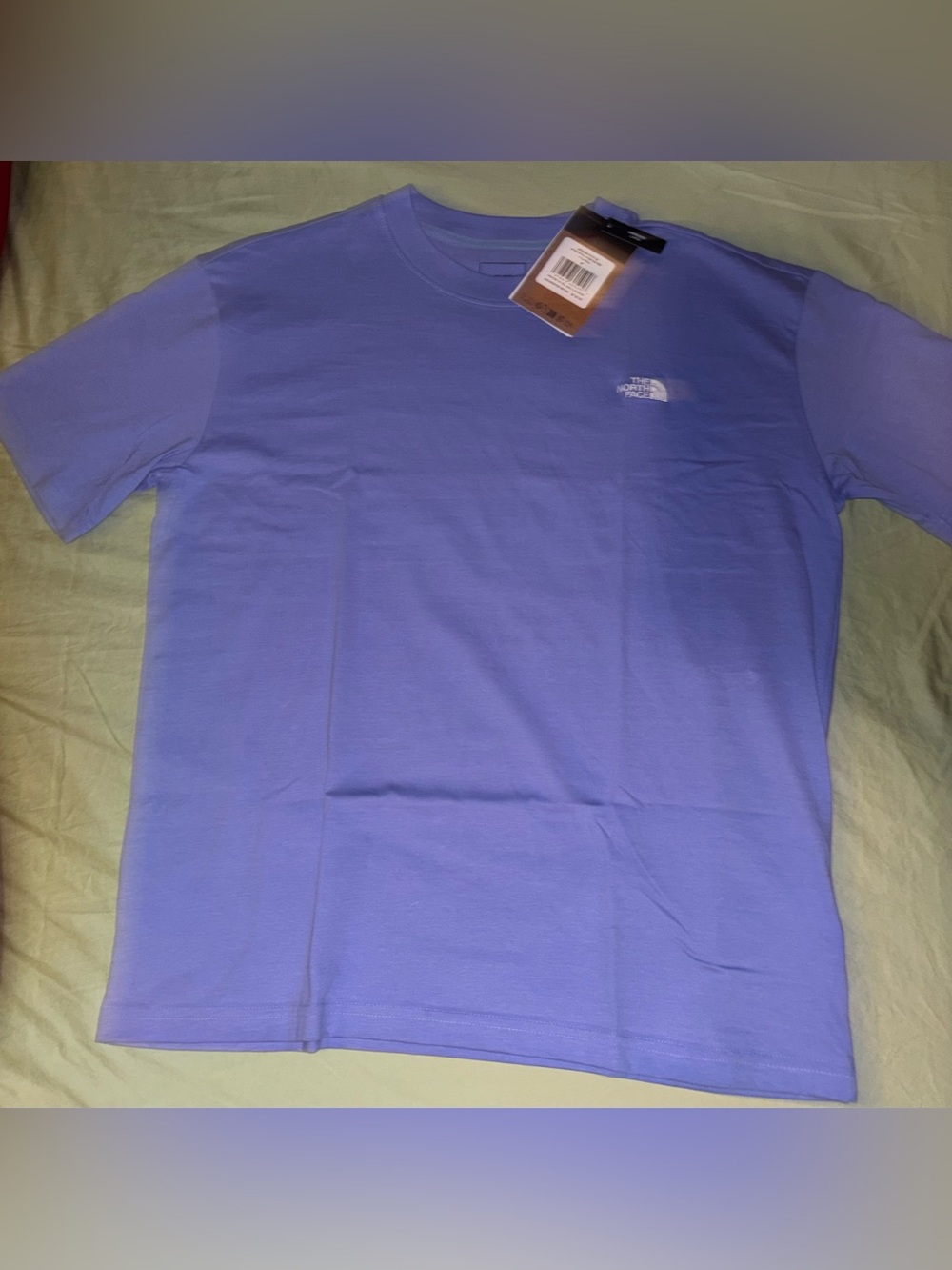 The North Face Women's SS Evolution Oversized T-Shirt in Virtual Blue Sz M
